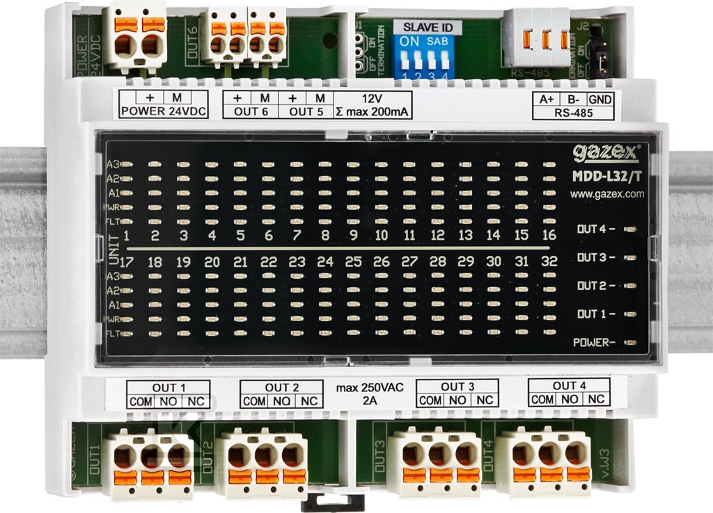 Moduł sterujący MDD-L32/T wizualizacja - MDD-L32/T